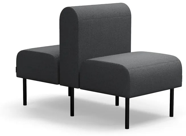 Modulárna pohovka VARIETY, 1 miestna, double, látka Blues CSII, antracit