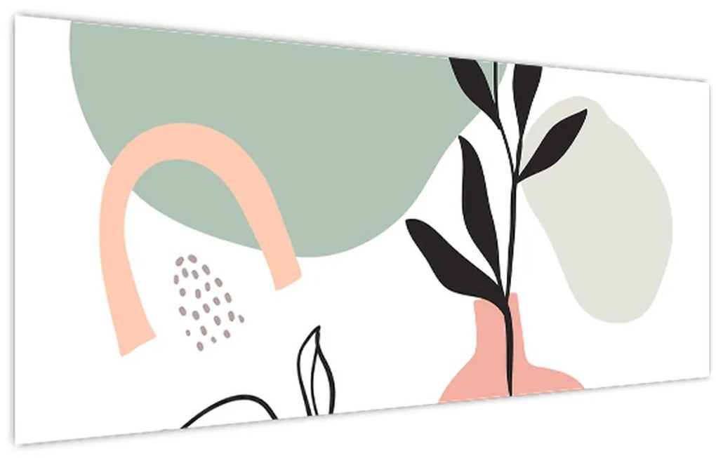 Obraz - Kvety vo váze N⁰3 (120x50 cm)