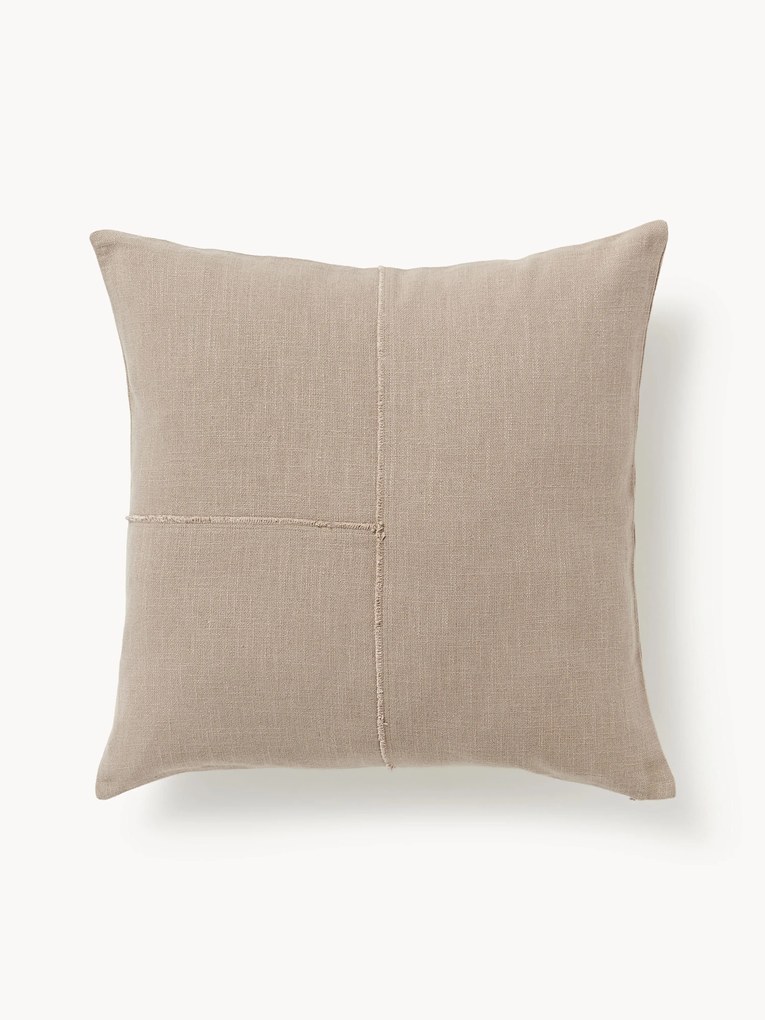 Ručne tkaný poťah na vankúš s ozdobným prešívaním Terre