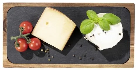 WENKO 55103100 - Krájacia doska BLACK OUTDOOR KITCHEN 30x15 cm hnedá/šedá