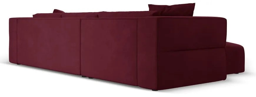 Vínovočervená rohová pohovka, ľavý roh Esther - Milo Casa