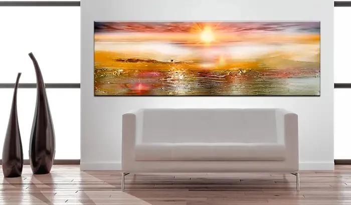 Obraz - Orange Sea Veľkosť: 150x50, Verzia: Premium Print