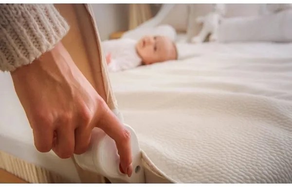 Lionelo - Bezpečnostná zábrana na posteľ EVA sivá