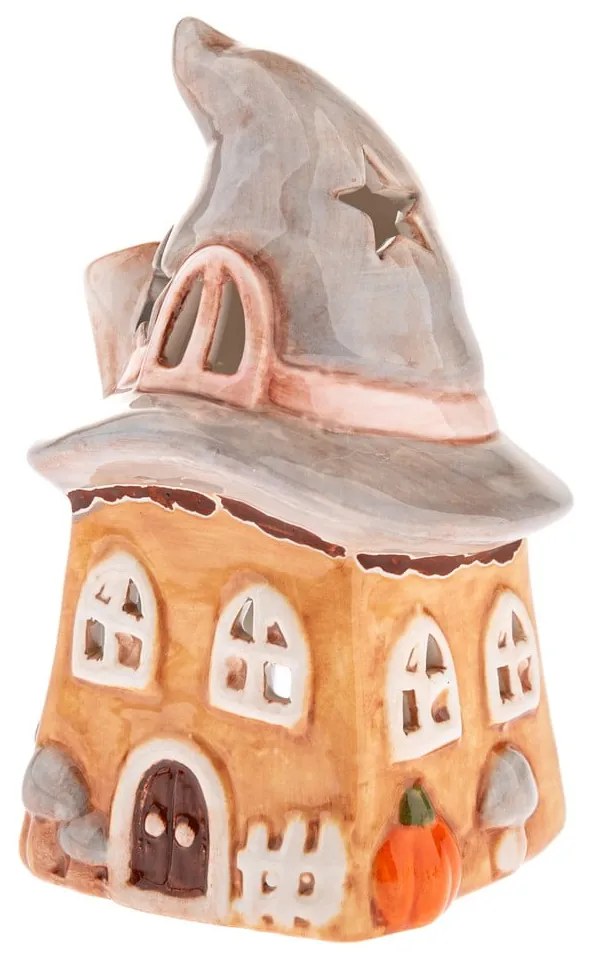 Keramický svietnik s halloweenským motívom Spooky – Dakls