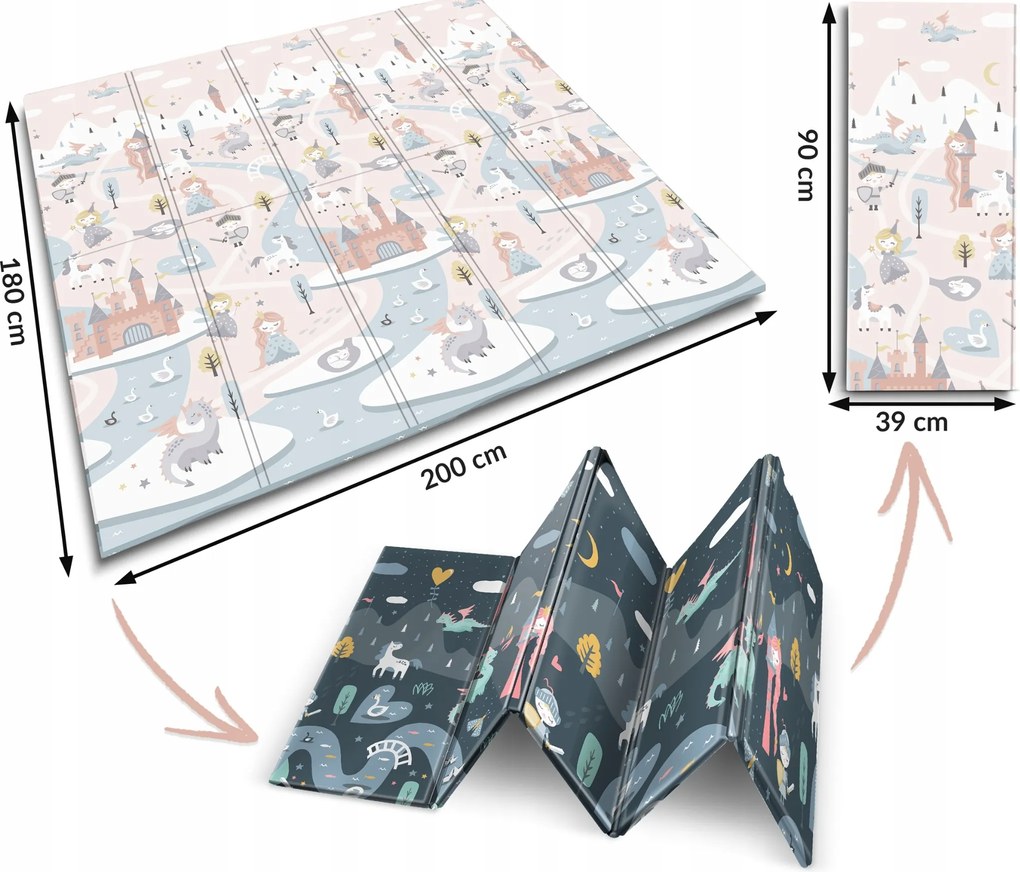 Nukido Skládací pěnová podložka NK341