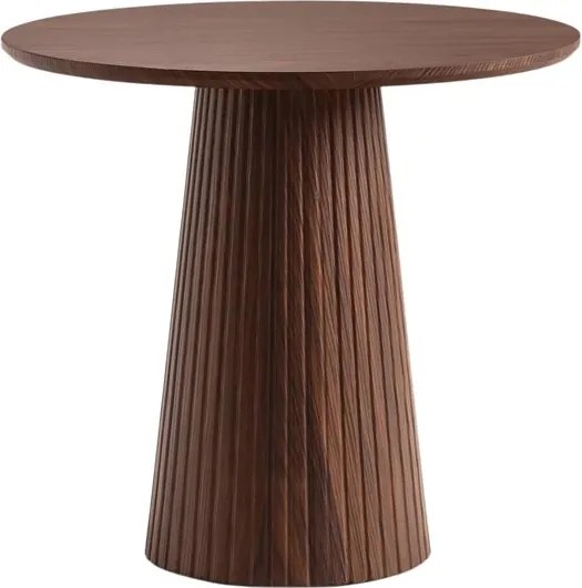 Okrúhly konferenčný stolík Stellis 60 cm - orech
