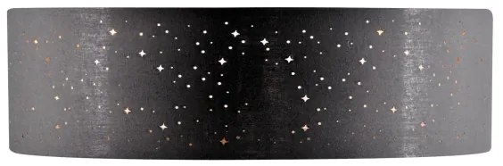 LED Stropné svietidlo TULUZA LED/24W/230V pr. 40 cm čierna