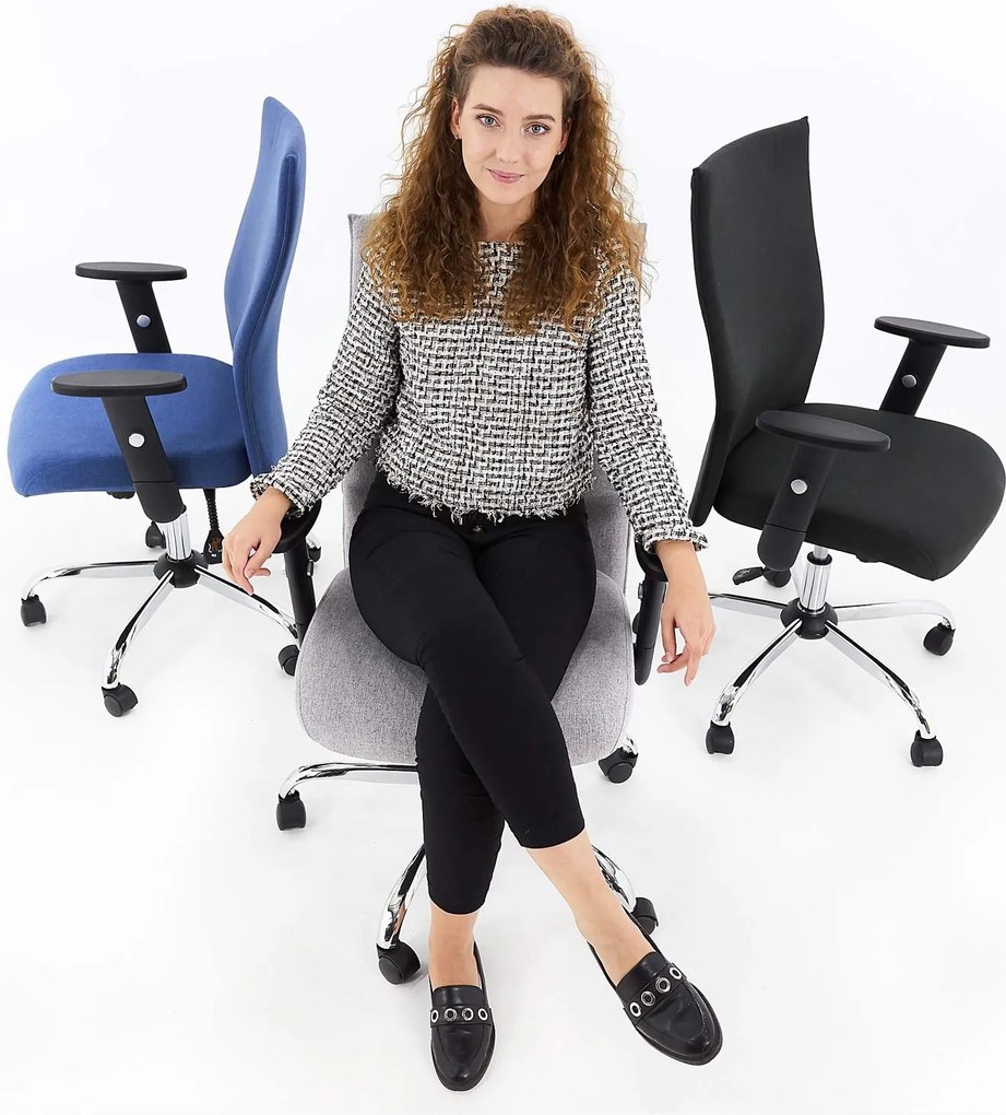 Kancelárska stolička Team, čierna