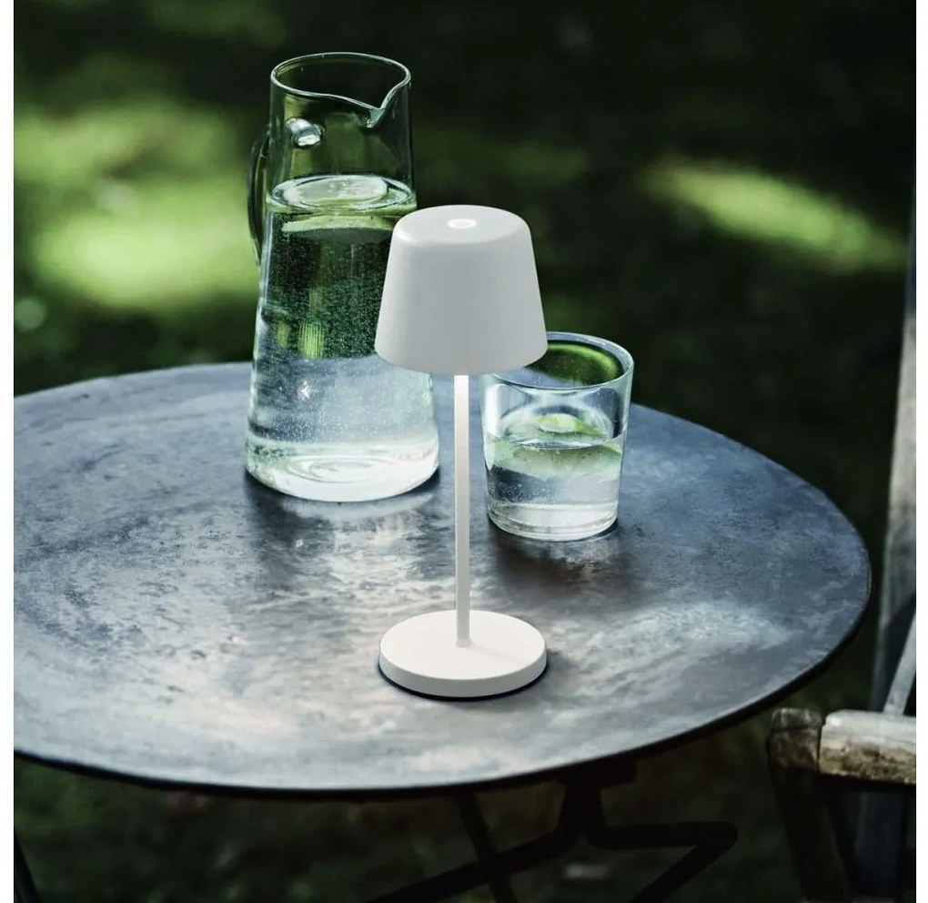 Ideal Lux - LED stmievateľná dotyková stolná lampa CUTE LED/2,5W/3,7V IP65 biela