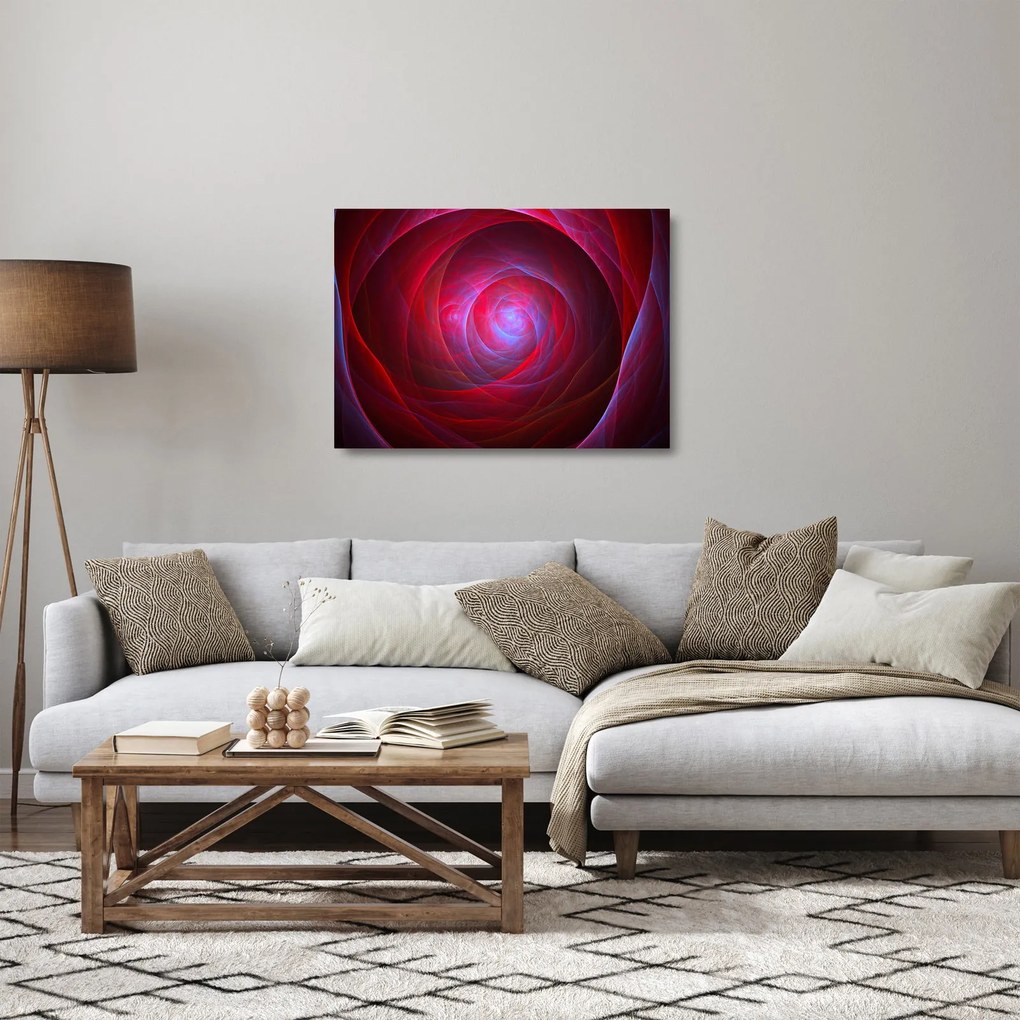 Abstraktný sklenený obraz očí (70x50 cm)