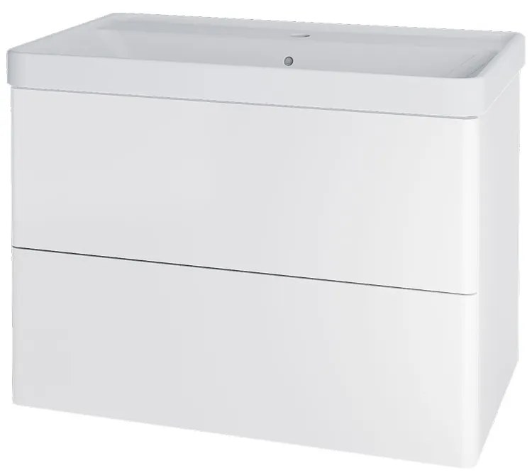 Mereo Mereo, Siena, kúpeľňová skrinka s keramickým umývadlom 81 cm, MER-CN411