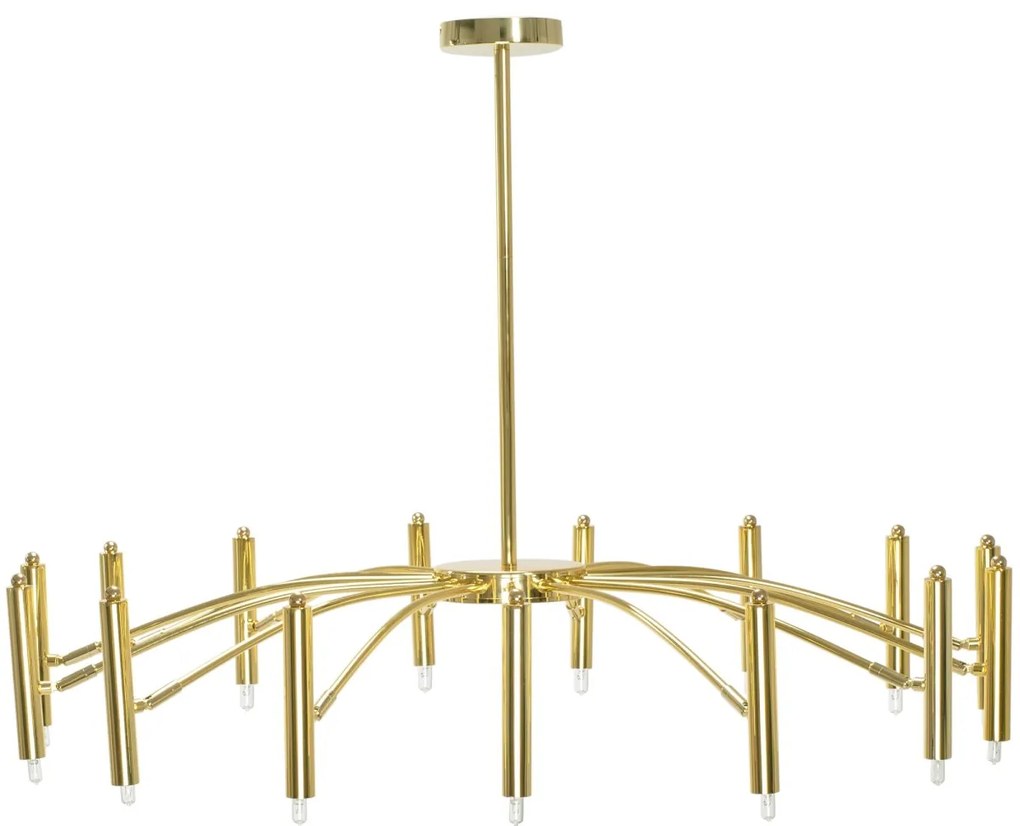 Stropné svietidlo Sviečka 97 cm zlaté