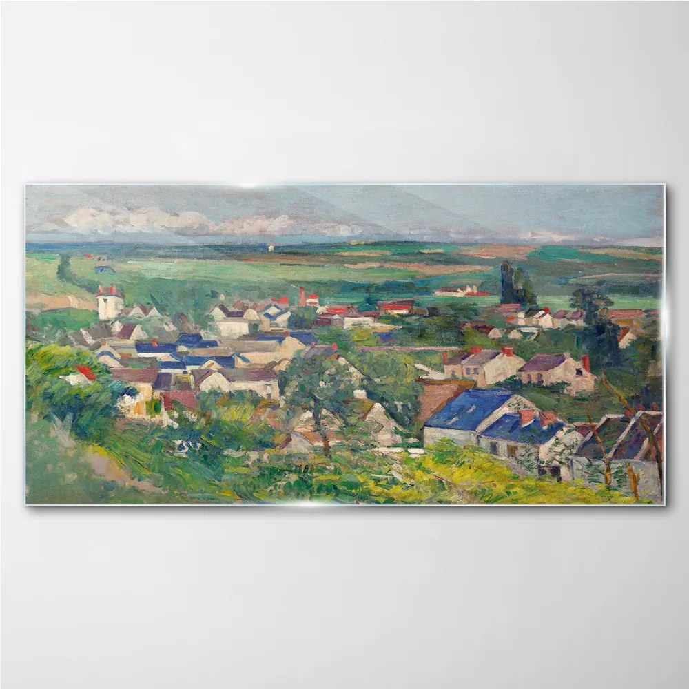 Sklenený obraz Auvers panoramatický výhľad