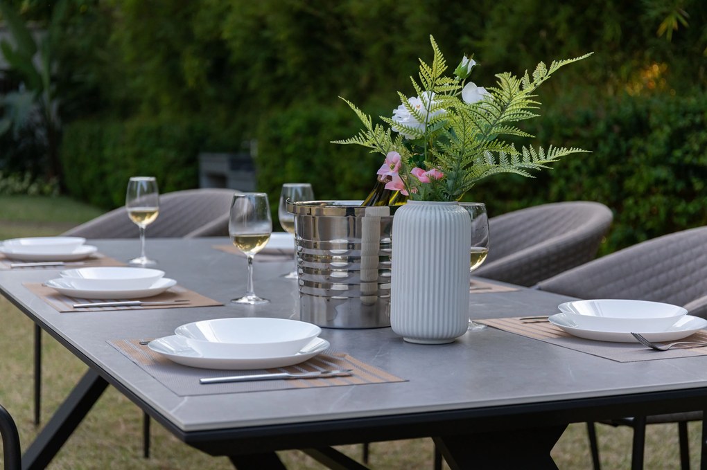 Doppler NOVA - záhradný hliníkový stôl 240 x 100 x 73,5 cm - 2. akosť (N588)