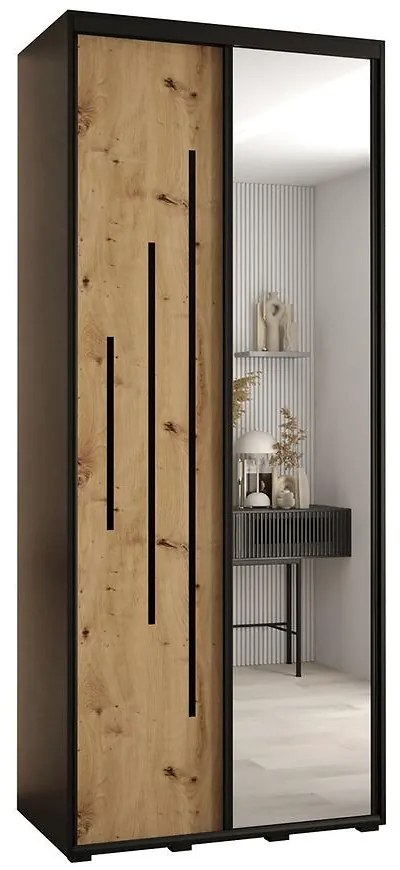 Skriňa 45 Canaris 13 100 čierna/artisan/čierna