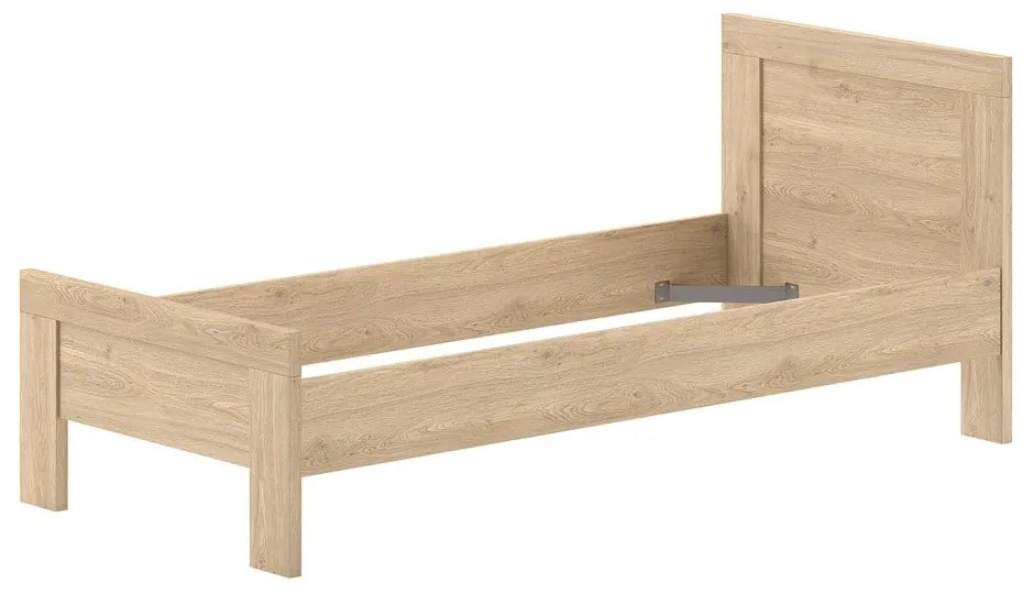 Detská posteľ bez roštu v prírodnej farbe 90x200 cm Sam – Vipack