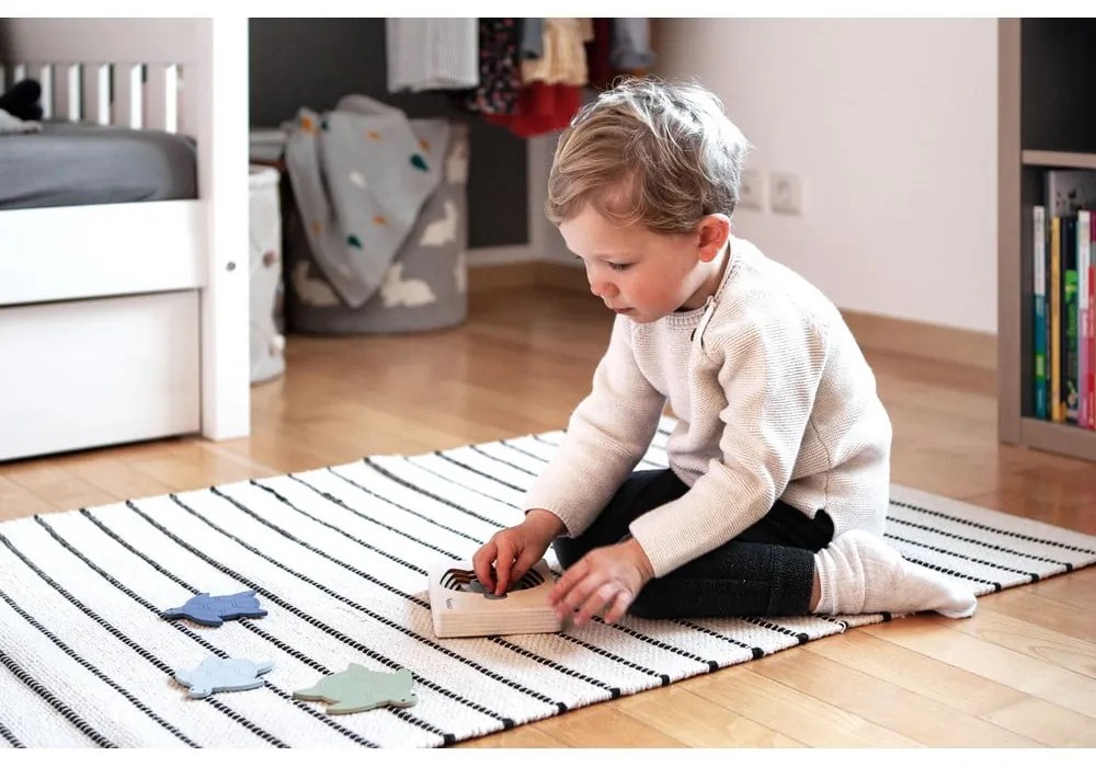 Drevené vkladacie puzzle Turtle – Kindsgut