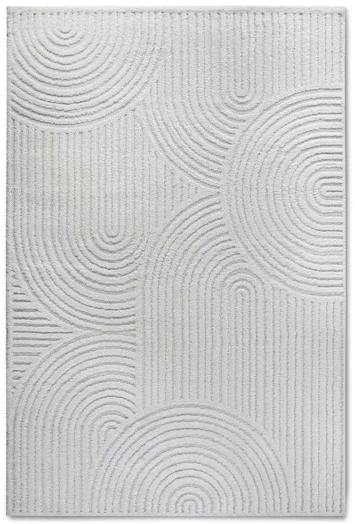 ELLE Decoration, Kusový koberec Gallery 106092 Cream z kolekcie Elle, 160x235, biela, obývacia izba