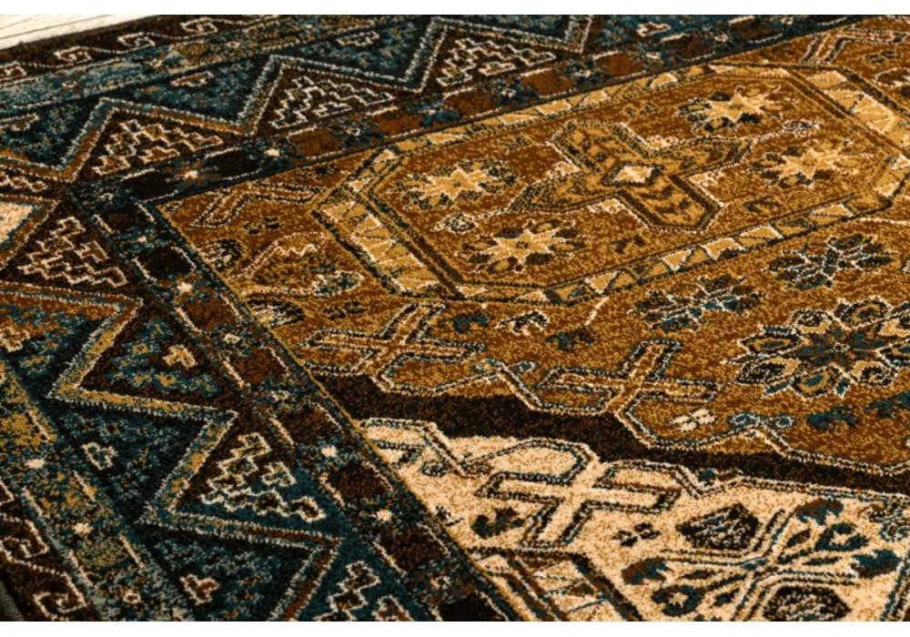 Vlnený kusový koberec Astoria hnedobéžový 235x350cm