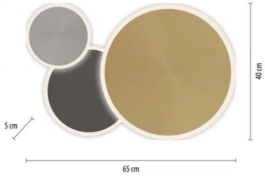 Paul Neuhaus 8007-70-LED Stmievateľné svietidlo Q-PIATO LED/35W/230V 2700-5000K+DO