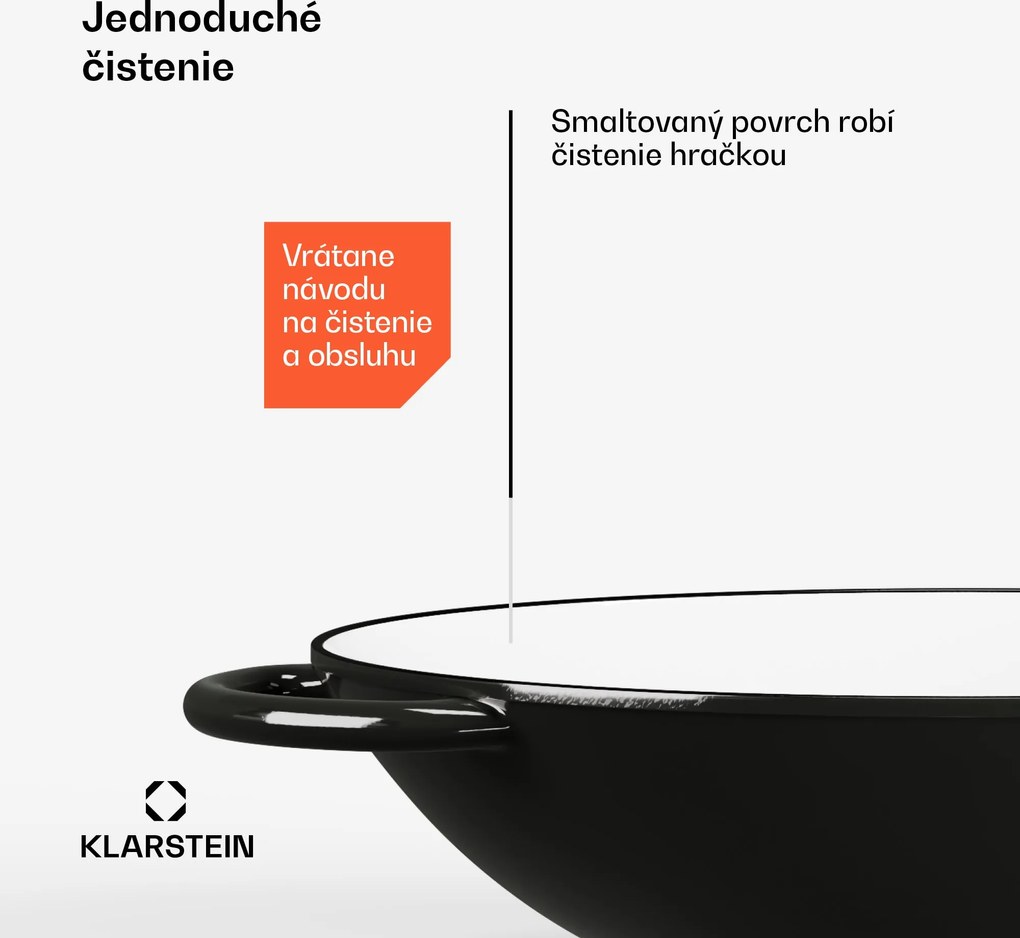 Klarstein Jersey Wok - čierny