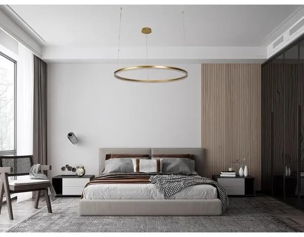 LED Stmievateľný luster na lanku LED/72W/230V 3000-6500K + diaľkové ovládanie