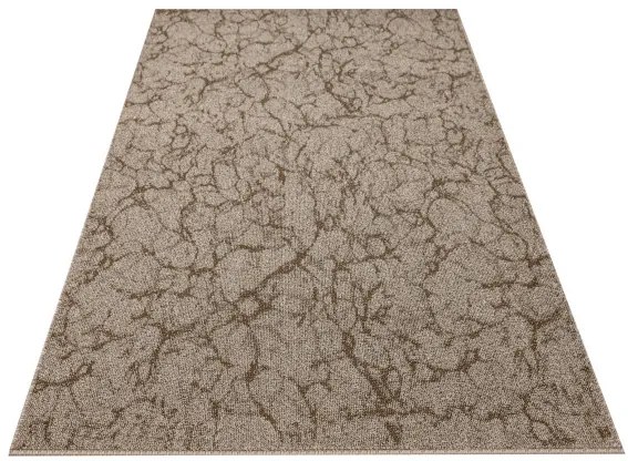 Koberec Marble 90 mramor, hnedý / béžový
