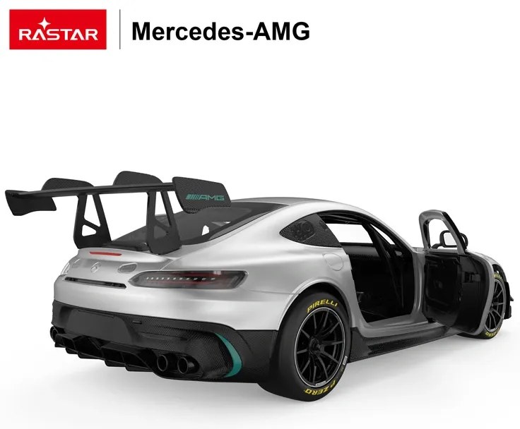 Diaľkovo ovládané auto Mercedes AMG GT2 R/C, mierka 1:14, Rastar