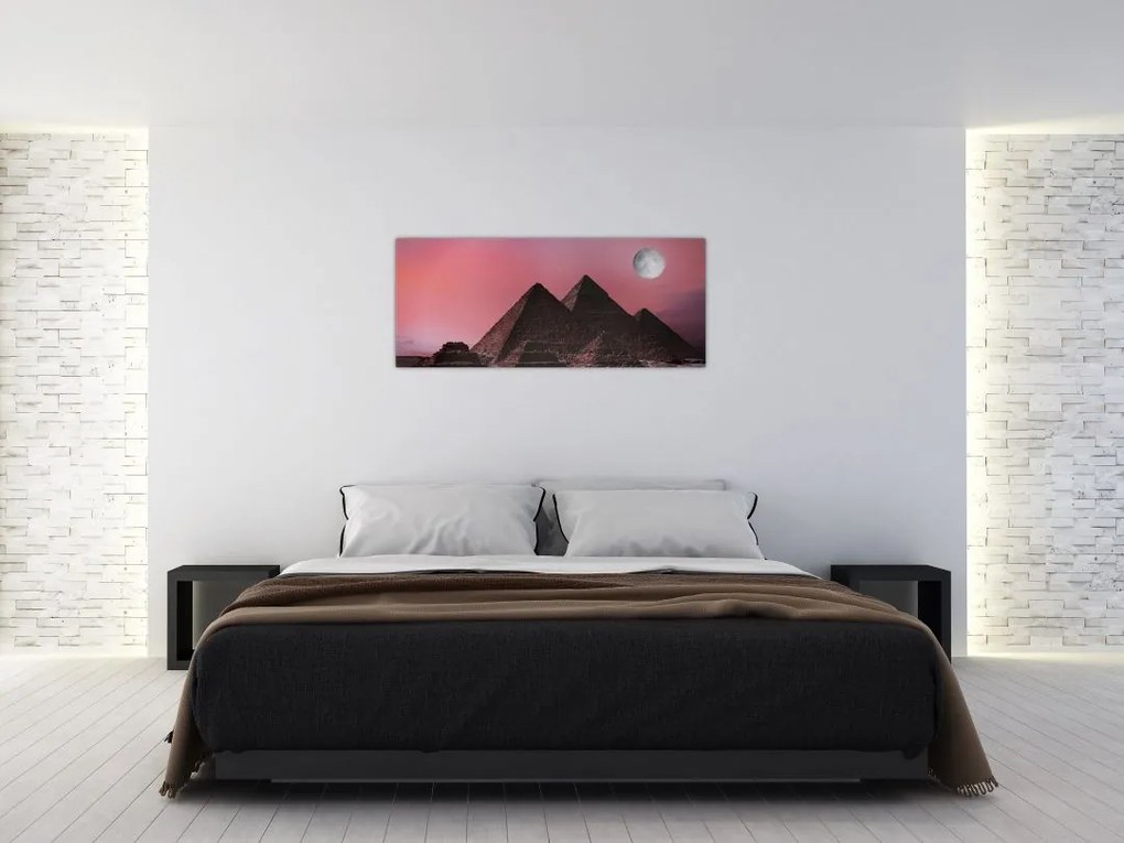 Obraz - Pyramídy Giza, Egypt (120x50 cm)