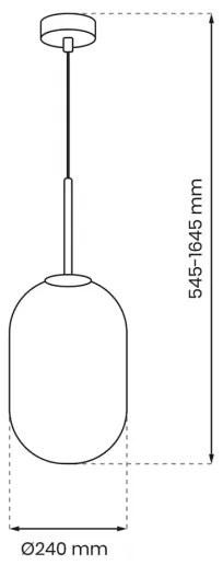 Luster na lanku ALIAS 1xE14/40W/230V pr. 24 cm zlatá