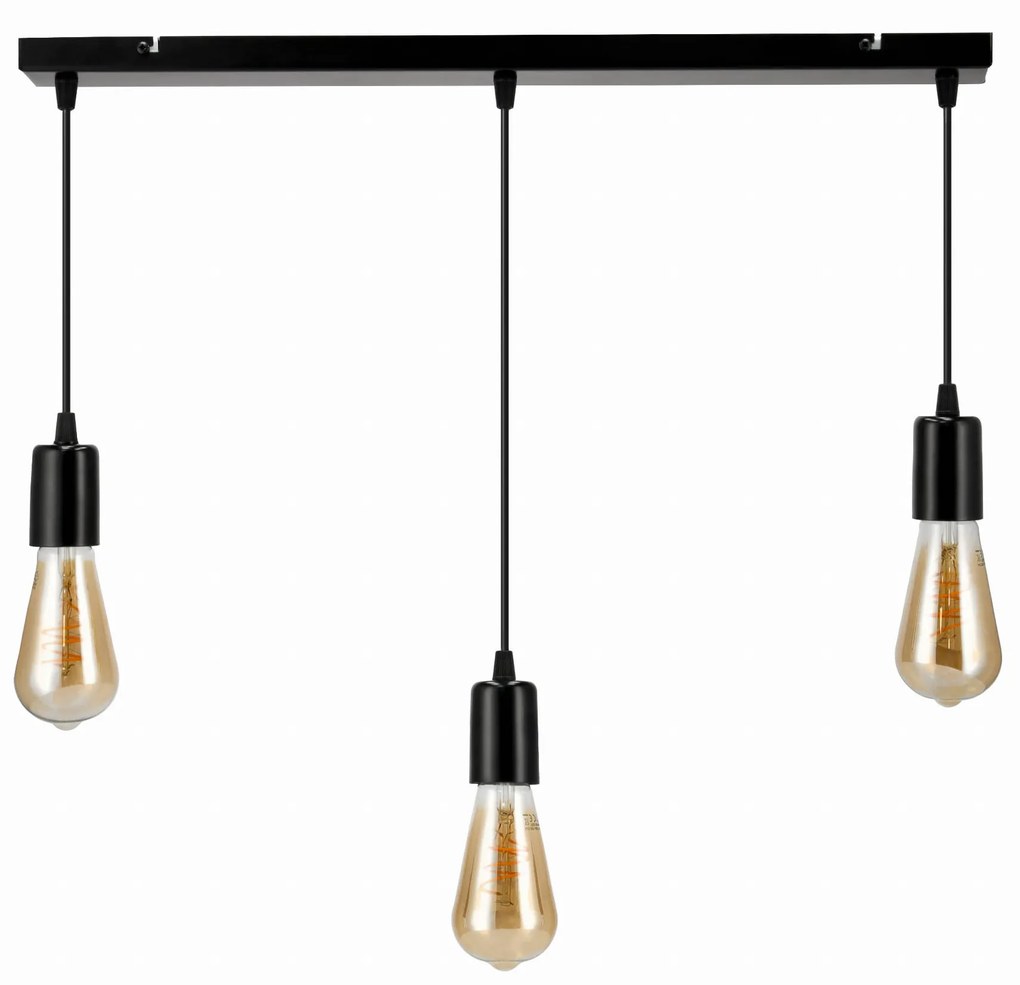 BERGE LED závesné svietidlo 3xE27 LOFT