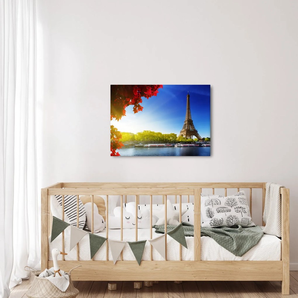 Obraz - jeseň v Paríži (70x50 cm)