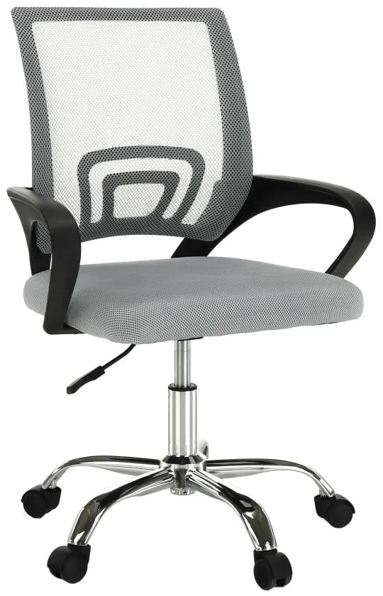 Kancelárska stolička, sivá/čierna, DEX 2 NEW