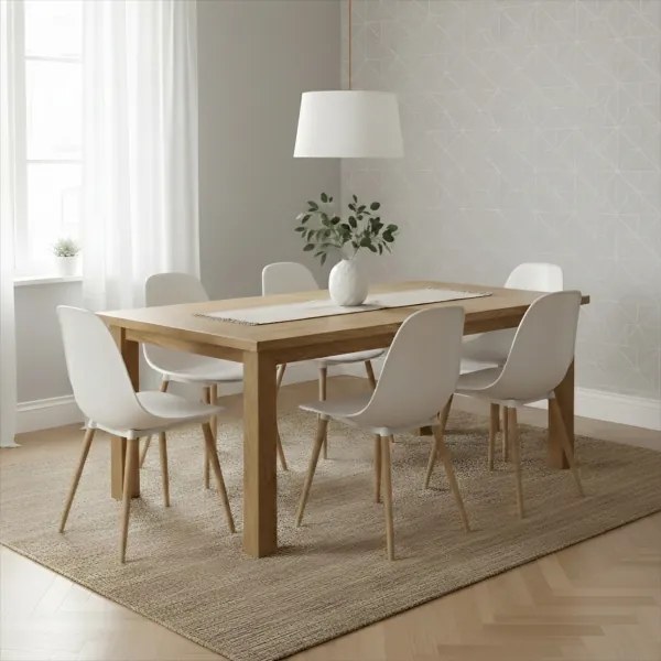 Závesný luster na lanku AIDA 1xE27/60W/230V pr. 35 cm dub/hnedá/biela