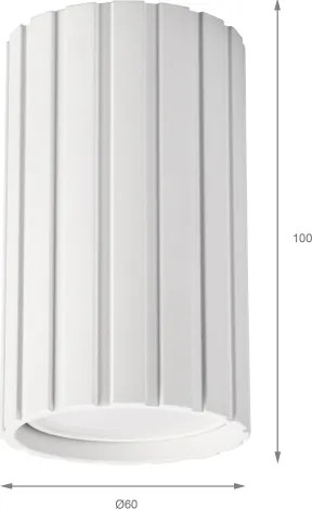 Brilagi - Bodové svietidlo CRISPINA 1xGU10/10W/230V 10 cm biela