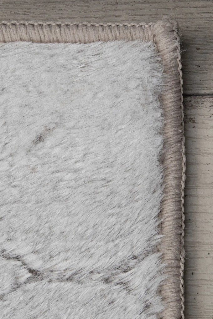 Koberec Rabbit 3D Carving COFFE/WHITE 1 rozmery koberec: 80x140 cm