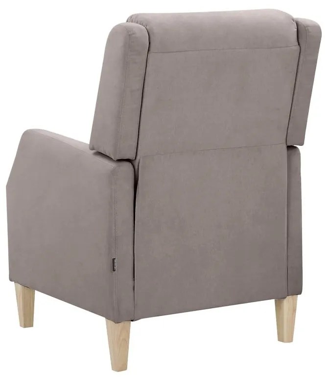 Sivé relaxačné kreslo Dina – Støraa