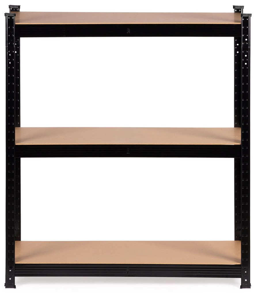 Kovový skladovací regál 180x90x40 cm, 5 políc, nosnosť 875 kg, ModernHome