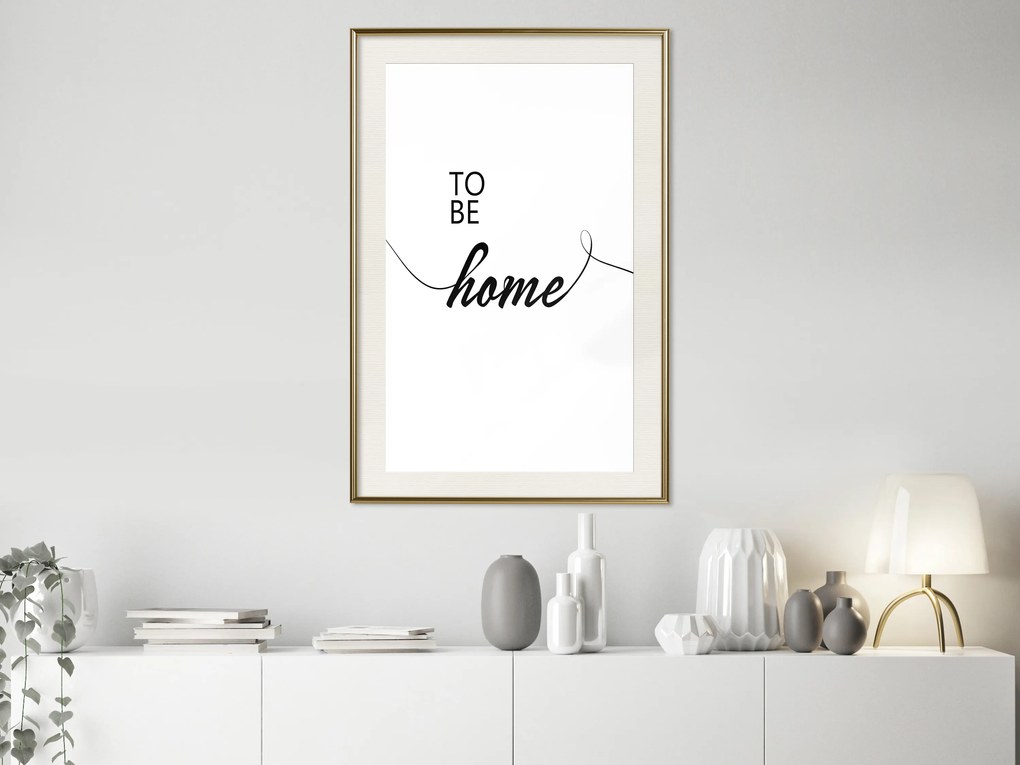 Artgeist Plagát - To Be Home [Poster] Veľkosť: 40x60, Verzia: Čierny rám