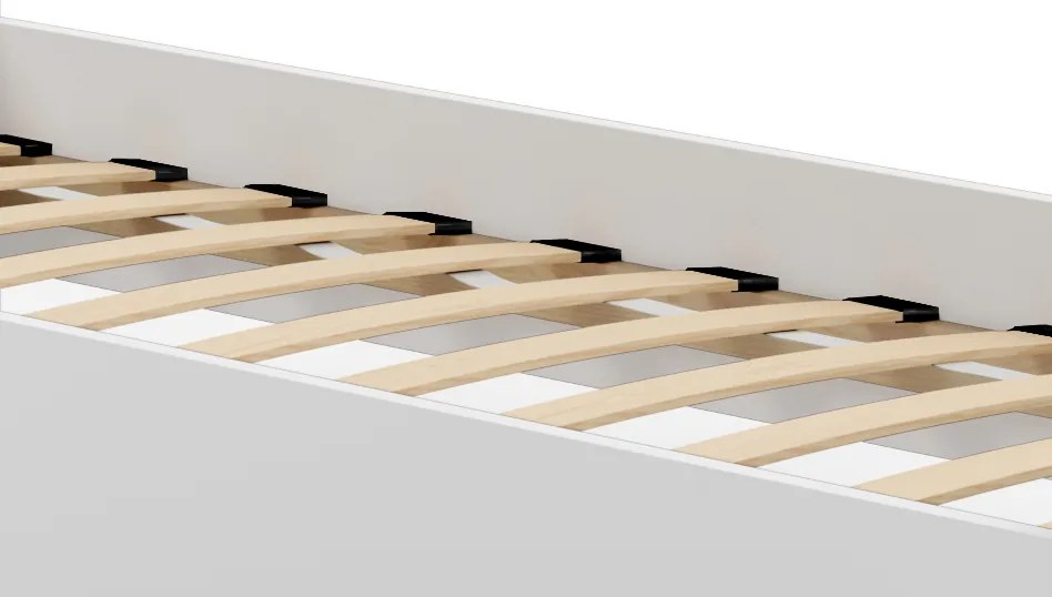 Detská posteľ s matracom Camos 70x140 cm - biela