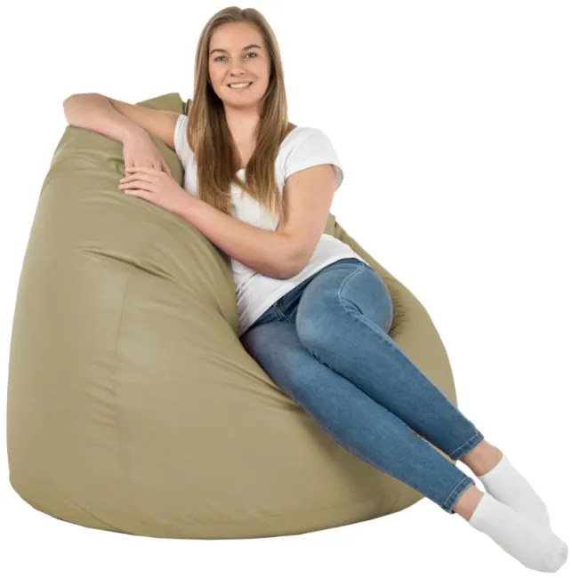 Sedací vak SAKO zemitý ekokoža