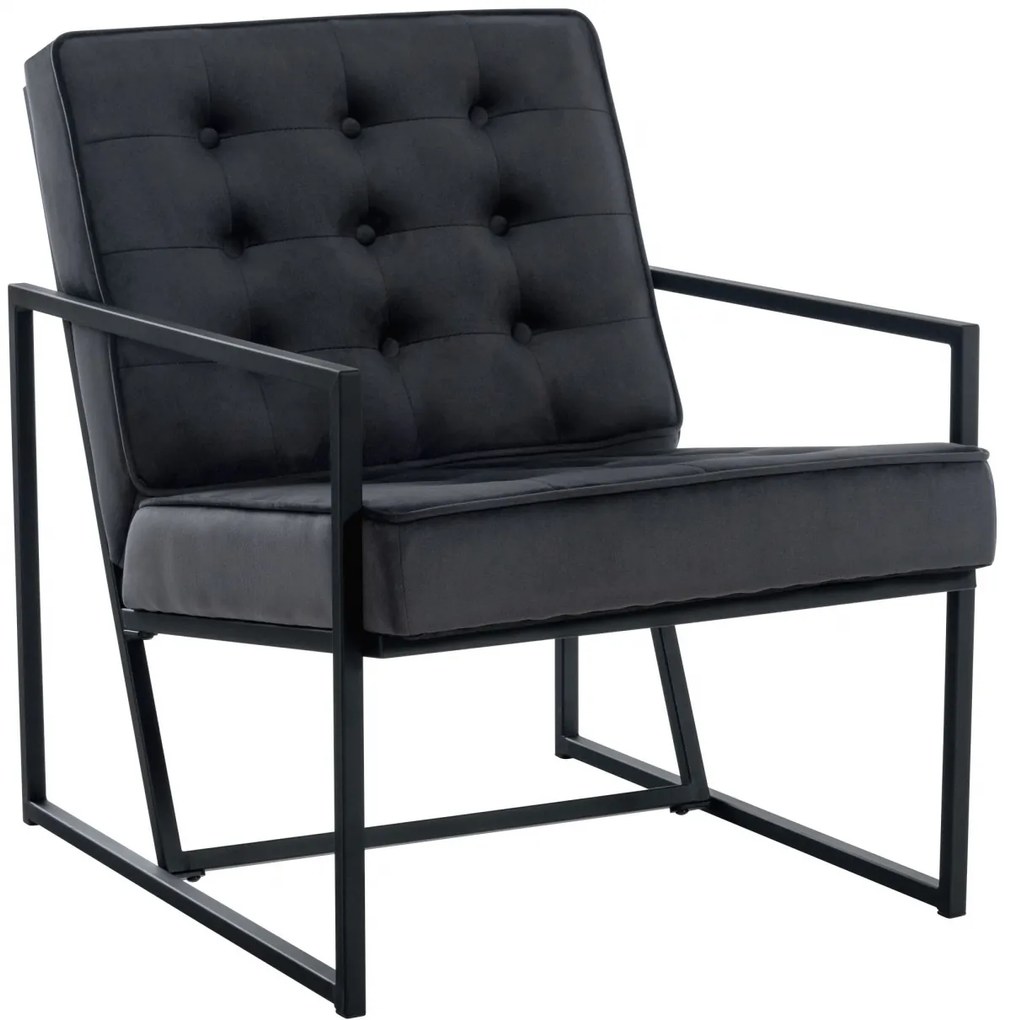 Design-Shop Kreslo Avon lounger - zamat - Sivá