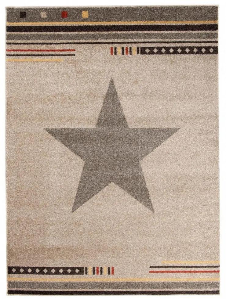 Kusový koberec Hviezda béžový 2 160x220cm