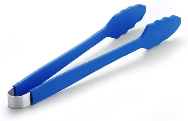Modré silikónové grilovacie kliešte LotusGrill