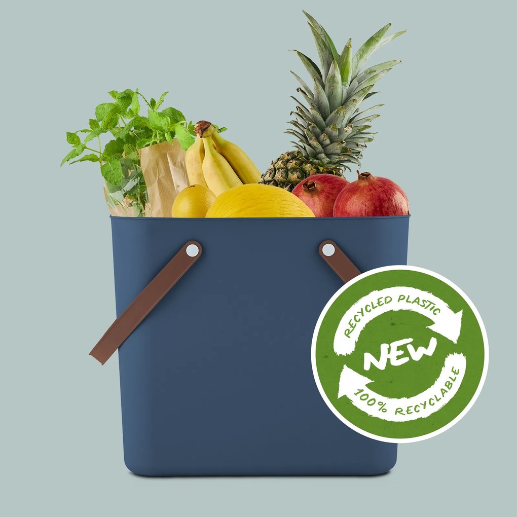 Nákupná taška, kabelka, plastová MULTIBAG, tmavomodrá, 40 l