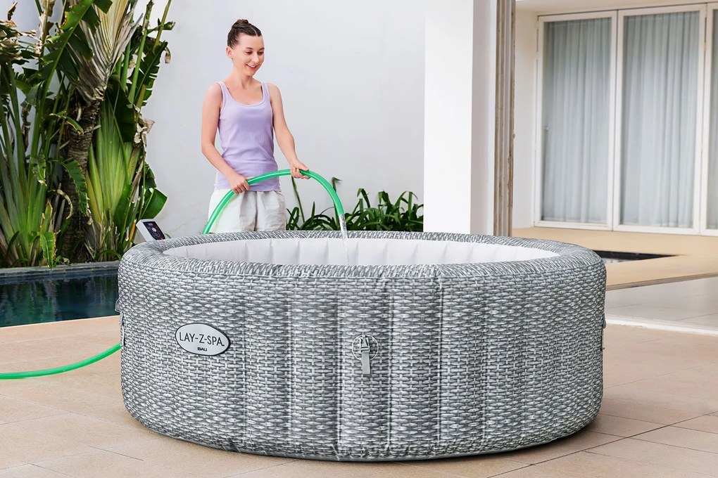 BESTWAY Lay-Z-Spa Bali EnergySense Smart AirJet Vírivka, 196 x 71 cm, 6 osôb 6001N