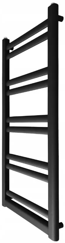 Regnis Retro, vykurovacie teleso 440x1280mm, 503W, čierna matná, RETRO128/40/D400/BLACK
