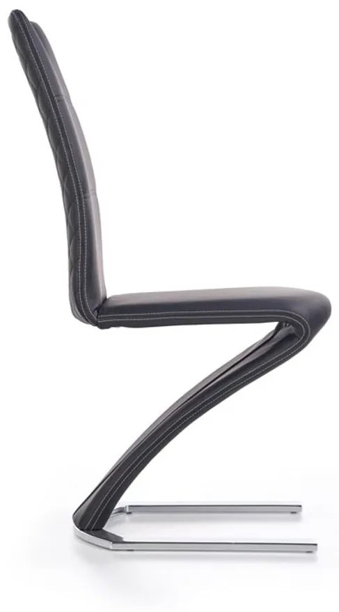 Halmar Jedálenská stolička K291, čierna