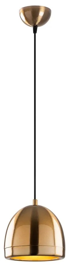 Závesné svietidlo v bronzovej farbe s kovovým tienidlom ø 17 cm Mugo – Opviq lights