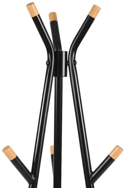 Stojanový vešiak ELIAN čierny